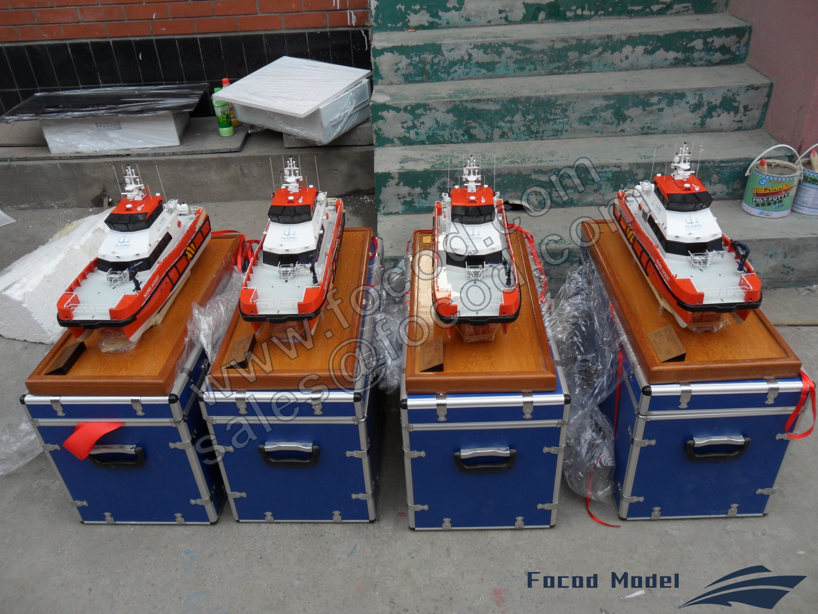 customized model of 20m NJORD OFFSHORE VESSEL